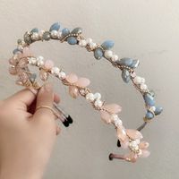 Women's Simple Style Geometric Artificial Pearl Hair Band main image 2