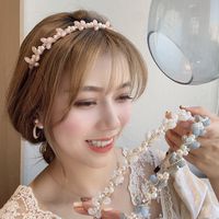 Women's Simple Style Geometric Artificial Pearl Hair Band main image 3