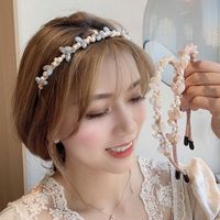 Women's Simple Style Geometric Artificial Pearl Hair Band main image 5