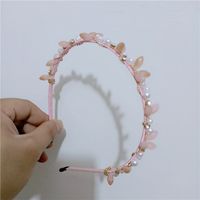 Women's Simple Style Geometric Artificial Pearl Hair Band sku image 3
