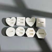 Elegant Simple Style Geometric Heart Shape Gypsum Jewelry Display Jewelry Rack sku image 10