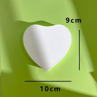 Elegant Nordic Style Heart Shape Bow Knot Gypsum Jewelry Display sku image 1