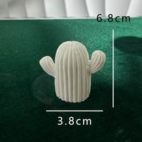 Nordic Style Cute Cactus Solid Color Gypsum Jewelry Display sku image 1