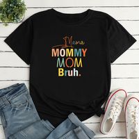 Women's T-shirt Short Sleeve T-Shirts Printing Casual Letter main image 6