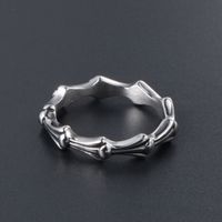 Casual Simple Style Solid Color 304 Stainless Steel Polishing Men's Rings main image 3