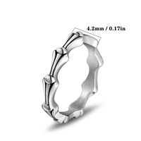 Casual Simple Style Solid Color 304 Stainless Steel Polishing Men's Rings main image 2