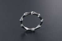 Casual Simple Style Solid Color 304 Stainless Steel Polishing Men's Rings main image 9