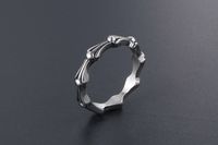 Casual Simple Style Solid Color 304 Stainless Steel Polishing Men's Rings main image 7