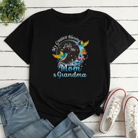 Unisex T-shirt Short Sleeve T-Shirts Printing Casual Animal Letter main image 1