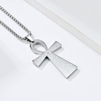 Hip-Hop Retro Cross 304 Stainless Steel Plating 18K Gold Plated Men's Pendant Necklace main image 2