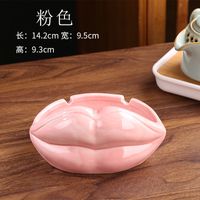 Cute Lips White Porcelain Ornaments Artificial Decorations sku image 6