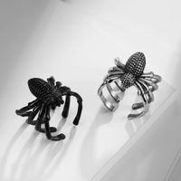 Hip-Hop Retro Spider 304 Stainless Steel 18K Gold Plated Rings In Bulk main image 1
