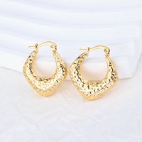 1 Pair IG Style Solid Color Plating 304 Stainless Steel Hoop Earrings sku image 2