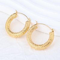 1 Pair IG Style Solid Color Plating 304 Stainless Steel Hoop Earrings main image 4