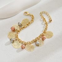 Vacation Simple Style Solid Color 18K Gold Plated Iron Wholesale Anklet main image 7