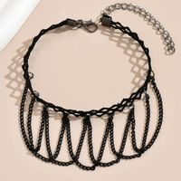Simple Style Solid Color Alloy Lace Wholesale Anklet main image 3