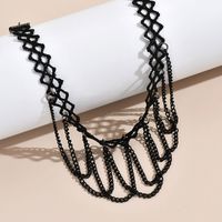 Simple Style Solid Color Alloy Lace Wholesale Anklet main image 6