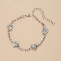 Simple Style Classic Style Solid Color Rhinestones Alloy Wholesale Anklet main image 5