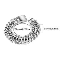 Gothic Cool Style Solid Color 304 Stainless Steel Men's Bracelets main image 8
