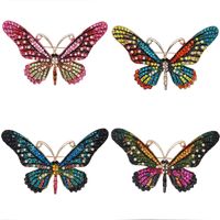 Fashion Animal Alloy Plating Diamond Women's Brooches sku image 15