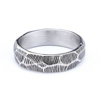 Modern Style Cool Style Solid Color 304 Stainless Steel Men's Rings main image 5