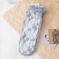 Women's Japanese Style Lace Acetate Fibre Nylon Ankle Socks A Pair sku image 4