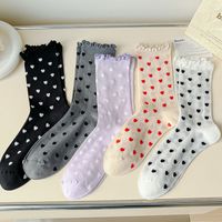 Women's Sweet Heart Shape Nylon Nylon Ankle Socks A Pair main image 1