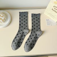 Women's Sweet Heart Shape Nylon Nylon Ankle Socks A Pair sku image 5