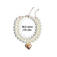 Women's Exaggerated Simple Style Heart Shape Alloy Plating main image 2