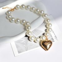 Women's Exaggerated Simple Style Heart Shape Alloy Plating sku image 1