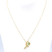 Simple Style Letter Alloy Plating Zircon Unisex Pendant Necklace sku image 17