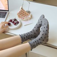 Women's Sweet Heart Shape Nylon Nylon Ankle Socks A Pair main image 5