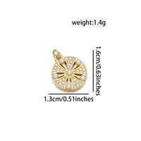Simple Style Classic Style Butterfly 18K Gold Plated Pearl Zircon Copper Wholesale Jewelry Accessories sku image 2