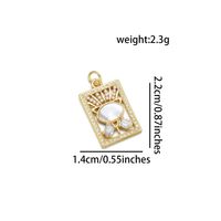 Simple Style Classic Style Butterfly 18K Gold Plated Zircon Copper Wholesale Jewelry Accessories sku image 4