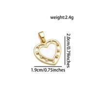 Simple Style Classic Style Butterfly 18K Gold Plated Zircon Copper Wholesale Jewelry Accessories sku image 1