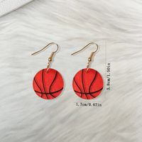 1 Pair Modern Style Korean Style Basketball Arylic Drop Earrings main image 2