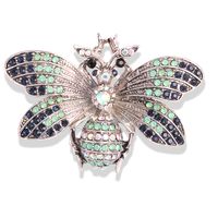 Rétro Brillant Insecte Alliage Incruster Strass Unisexe Broches sku image 3