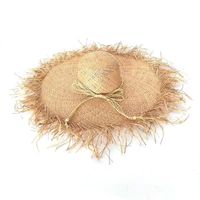 Women's Basic Simple Style Classic Style Bow Knot Big Eaves Sun Hat Straw Hat main image 2