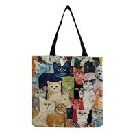 Women's Fashion Cat Shopping Bags sku image 2