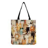 Women's Fashion Cat Shopping Bags sku image 1