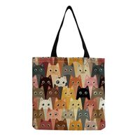 Women's Fashion Cat Shopping Bags sku image 7