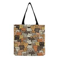 Women's Fashion Cat Shopping Bags sku image 11