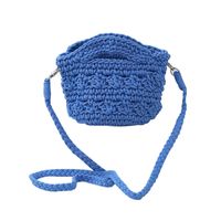 Women's Small Cotton Rope Solid Color Vacation Classic Style Weave Bucket Open Straw Bag main image 5