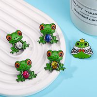 Cartoon Style Animal Frog Alloy Enamel Unisex Brooches main image 1