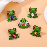 Cartoon Style Animal Frog Alloy Enamel Unisex Brooches main image 4