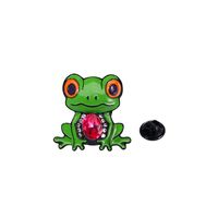 Cartoon Style Animal Frog Alloy Enamel Unisex Brooches sku image 3