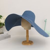 Women's Elegant Modern Style Classic Style Solid Color Big Eaves Sun Hat sku image 7