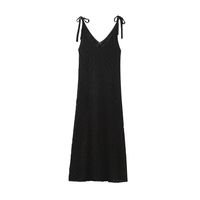 Women's Strap Dress Streetwear V Neck Sleeveless Solid Color Midi Dress Daily main image 5