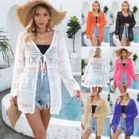 Women's Solid Color Vacation Cover Ups main image 1