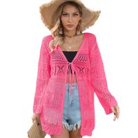 Women's Solid Color Vacation Cover Ups main image 2